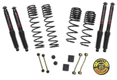Skyjacker 2018 Jeep Wrangler (JL) 2DR 2in-2.5in Suspension Lift Kit w/Black Max Shocks - JL20BPBLT