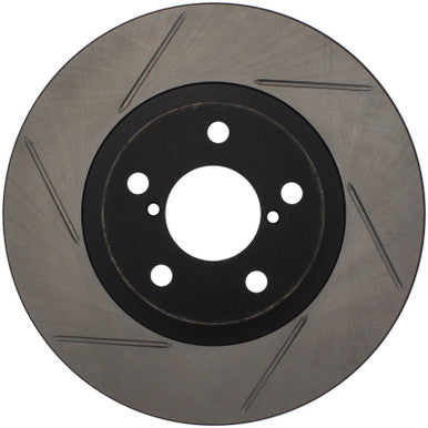 StopTech Power Slot 00-05 Legacy / 7/98-08 Impreza Front Right SportStop Slotted Rotor - 126.47012SR