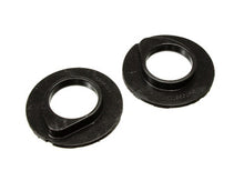 Energy Suspension 90-96 Ford F-150/Ford Bronco Front Coil Spring Isolator Set - Black - 4.9108G