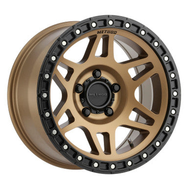 Method MR312 17x8.5 0mm Offset 5x5 71.5mm CB Method Bronze/Black Street Loc Wheel - MR31278550900