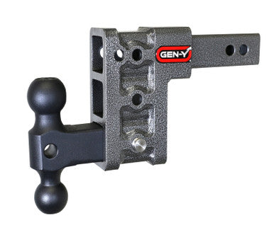 Gen-Y Mega Duty 2in Shank 5in Drop 1.5K TW 10K Hitch w/GH-031 Dual-Ball - GH-313