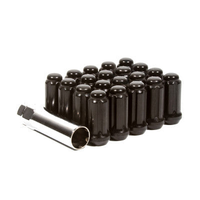 Method Lug Nut Kit - Spline - M14x1.5 - 6 Lug Kit - Black - 24 Pieces - LK-S1415-50-24B