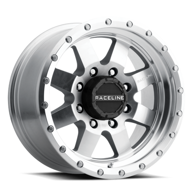 Raceline 935MC Defender 17x9in / 6x139.7 BP / -12mm Offset / 107.95mm Bore - Machined Wheel - 935MC-79060-12