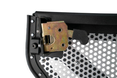 DV8 Aluminum Rear Half Doors with Perforated Mesh For 2018+ Jeep Wrangler JL/Gladiator JT 4 Door - HDJL-01R