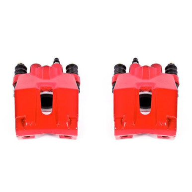 Power Stop 04-11 Ford F-150 Rear Red Calipers w/o Brackets - Pair - S4858