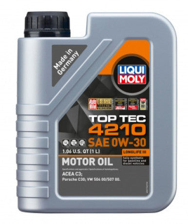 LIQUI MOLY 1L Top Tec 4210 Motor Oil SAE 0W30 - 22156