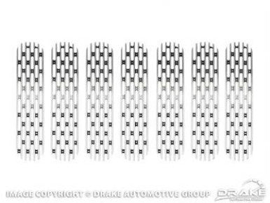 DV8 Offroad Polished Grille Inserts For 2007-2018 Jeep JK - D-JP-190008-POLSH