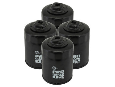 aFe Pro GUARD D2 Oil Filter 99-14 Nissan Trucks / 01-15 Honda Cars (4 Pack) - 44-LF016-MB