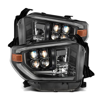AlphaRex NOVA-Series LED Projector Headlights For 2014-21 Toyota Tundra - Black - 880832