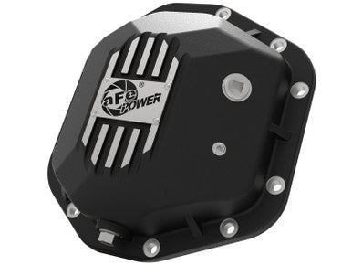 aFe POWER Pro Series Rear Differential Cover Black w/ Machined Fins For 1997-18 Jeep Wrangler - 46-71110B