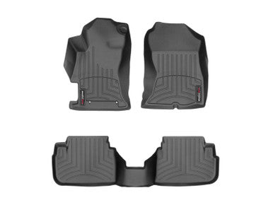 WeatherTech 18-23 Subaru Impreza Front & Rear FloorLiner - Black- 441107-1-2