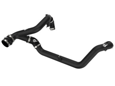 aFe BladeRunner 2-1/4 IN Aluminum Hot Charge Pipe For 2022+ Ford Explorer/Explorer ST - Black - 46-20678-B