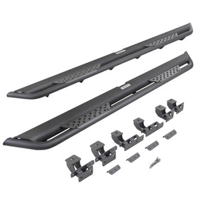 Go Rhino 22-23 Toyota Tundra Crew Cab Pickup Dominator Xtreme DT Side Steps w/ Mounting Bracket Kit - DT4436T