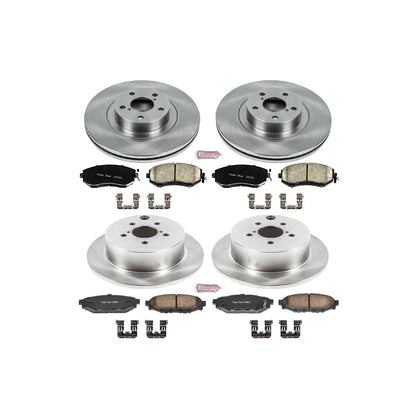 Power Stop 16-17 Subaru Crosstrek Front & Rear Autospecialty Brake Kit - KOE6762
