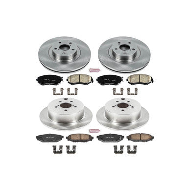 Power Stop 16-17 Subaru Crosstrek Front & Rear Autospecialty Brake Kit - KOE6762