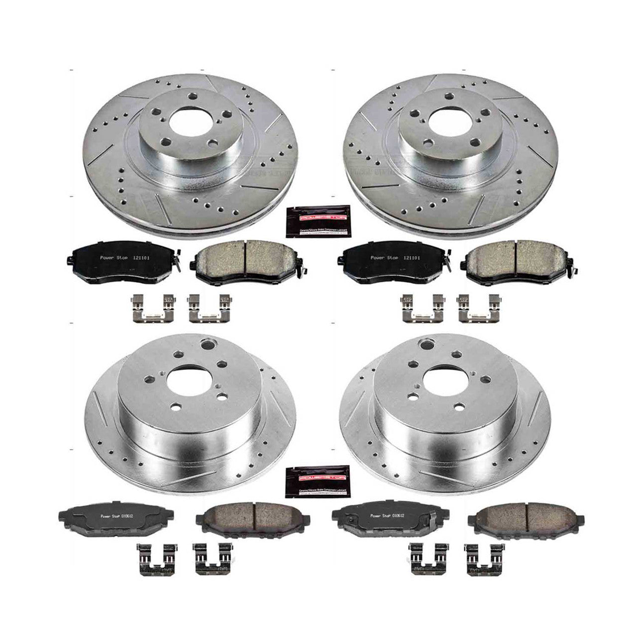 Power Stop 16-17 Subaru Crosstrek Front & Rear Z23 Evolution Sport Brake Kit - K6762