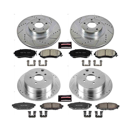Power Stop 16-17 Subaru Crosstrek Front & Rear Z23 Evolution Sport Brake Kit - K6762