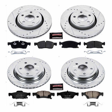 Power Stop 16-19 Jeep Grand Cherokee Front & Rear Z23 Evolution Sport Brake Kit - K7136