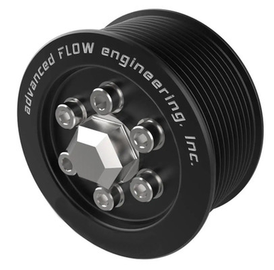 aFe POWER Supercharger Power Pulley Kit w/ Hub 2.85 IN For 2018-21 Jeep Grand Cherokee Trackhawk - 79-10007