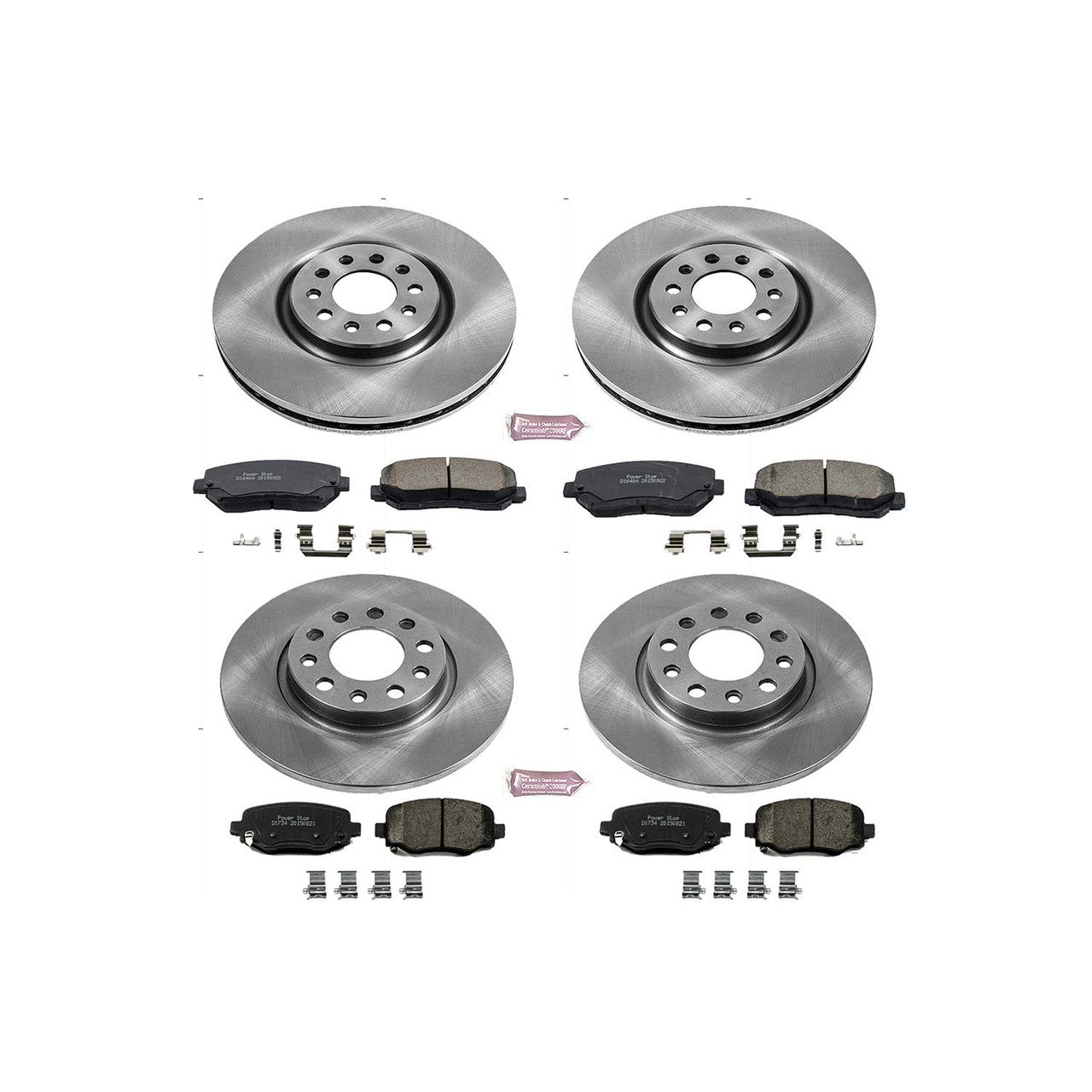 Power Stop 15-17 Chrysler 200 Front & Rear Autospecialty Brake Kit - KOE6539