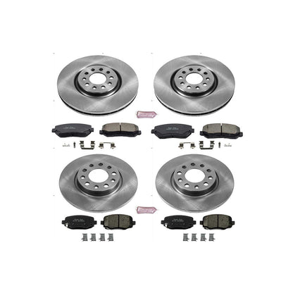 Power Stop 15-17 Chrysler 200 Front & Rear Autospecialty Brake Kit - KOE6539