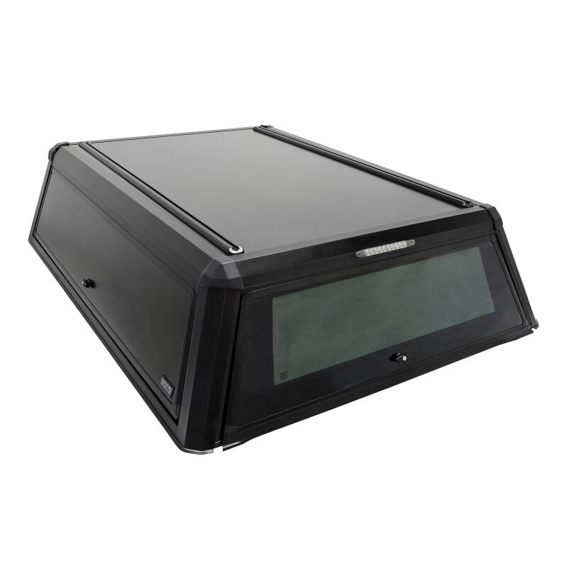 Westin EXP Truck Cap w/Sliding Front Glass COMPLETE KIT Box AS+BS (24-25 Jeep Gladiator) - Black - 16-14265S