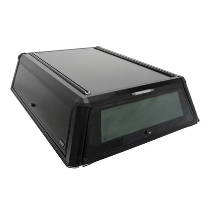 Westin EXP Truck Cap w/Sliding Front Glass COMPLETE KIT Box AS+BS (24-25 Jeep Gladiator) - Black - 16-14265S