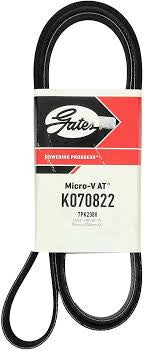 Gates Micro-V Belts - 7 Ribs - 82.20in Length - K070822