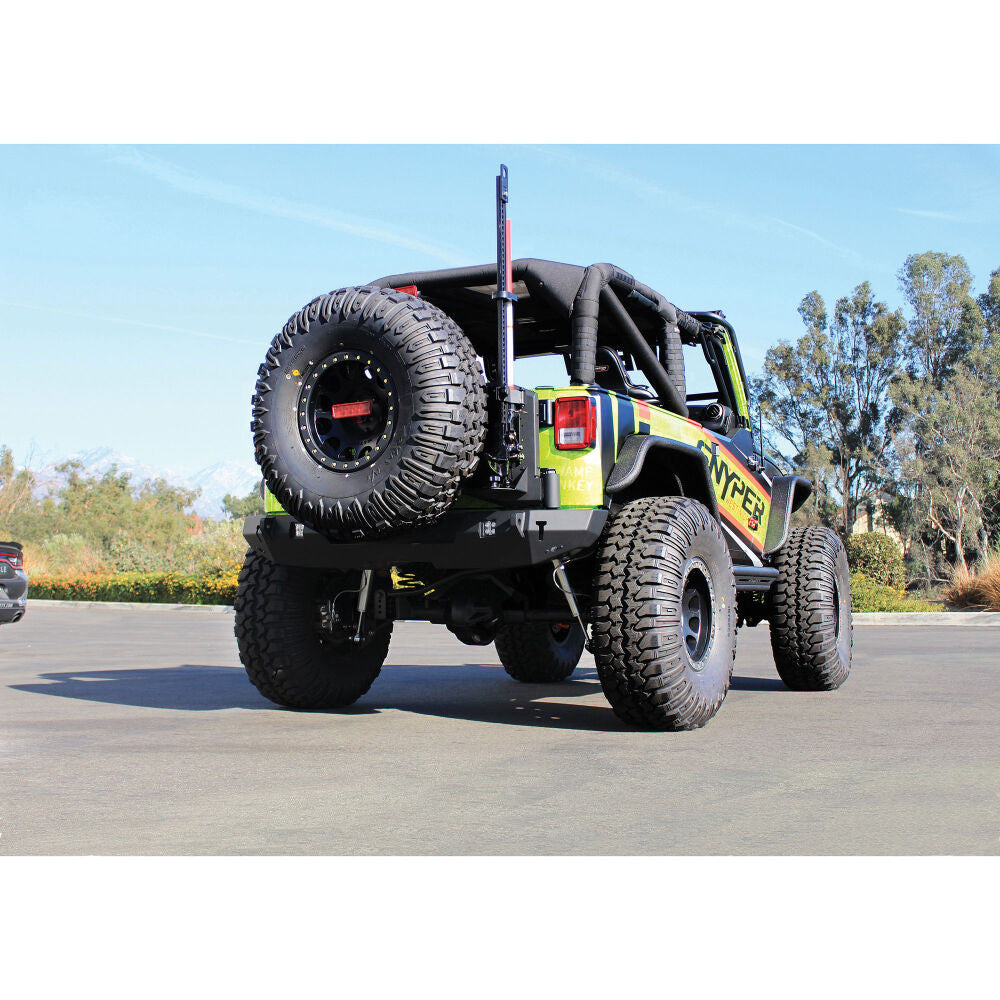 Westin 07-18 Jeep Wrangler JK WJ2 Rear Bumper - Textured Black - 59-82005
