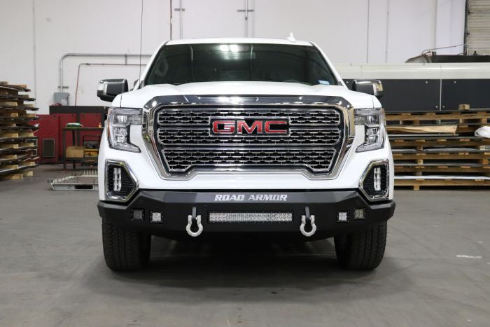 Road Armor 19-21 GMC 1500 Stealth Front Winch Bumper - Tex Blk - 2191F0B
