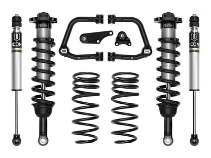 Icon 2024 Toyota Tacoma 1.25-3in Stage 2 Tubular Suspension System w/ Triple Rate Springs - K53292TS