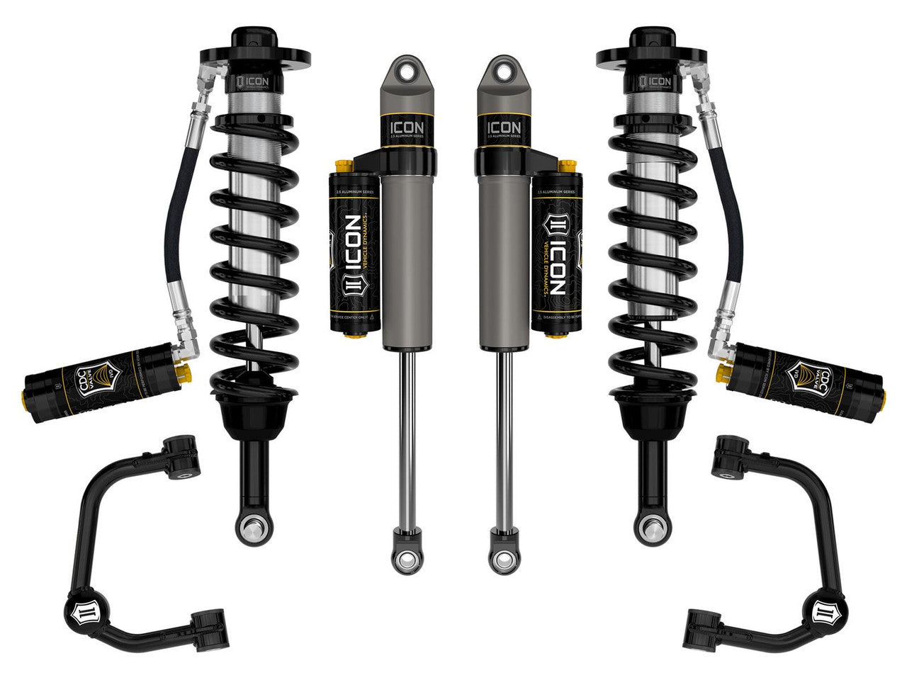 ICON 21-23 Ford F150 Tremor 4WD 2.5-3in Stage 4 Suspension System w/ Tubular UCA - K93164T