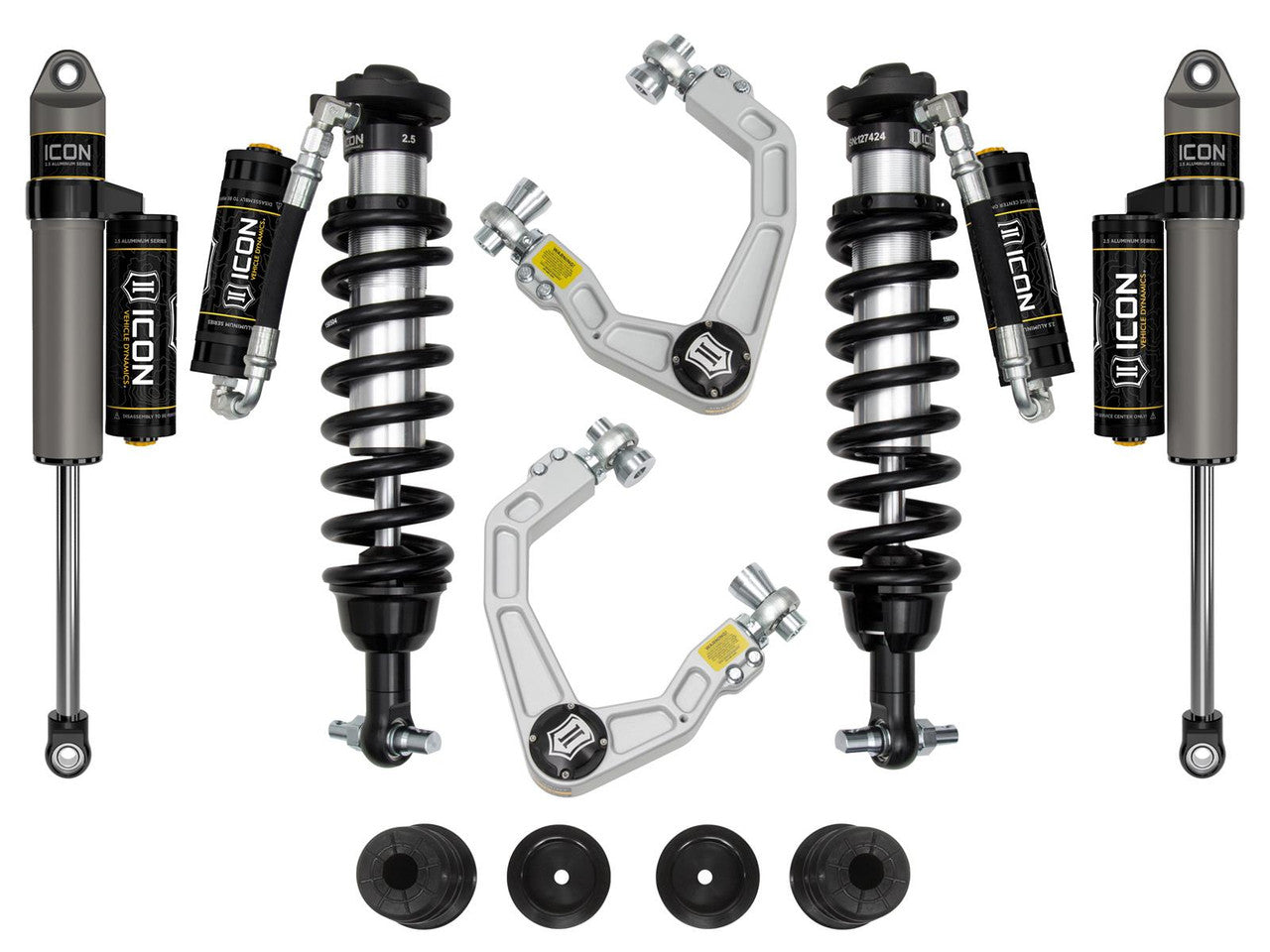 ICON 19-21 Ford Ranger 0-3.5in Stage 4 Suspension System w/ Billet UCA Alum Knuckle - K93204A