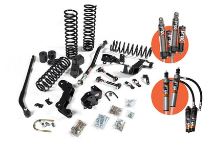 JKS 07-18 Jeep JK J-Konnect 4Dr 3.5in System w/ Fox Adventure Series Shocks - JSPEC113KFA