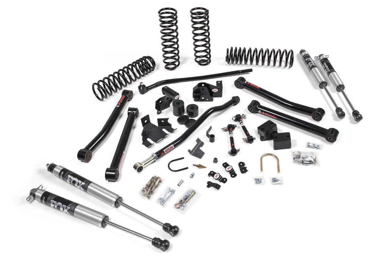 JKS 07-18 Jeep JK J-Konnect 4Dr 3.5in System w/ Fox 2.0 Performance Series Shocks - JSPEC113KFP
