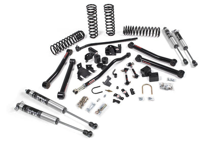 JKS 07-18 Jeep JK J-Konnect 4Dr 3.5in System w/ Fox 2.0 Performance Series Shocks - JSPEC113KFP