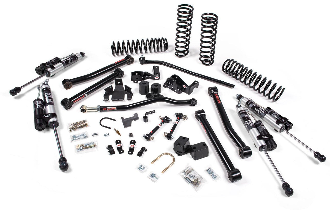 JKS 07-18 Jeep JK 4Dr 3.5in J-Konnect Lift System - FOX Remote Resi - JSPEC113KFR