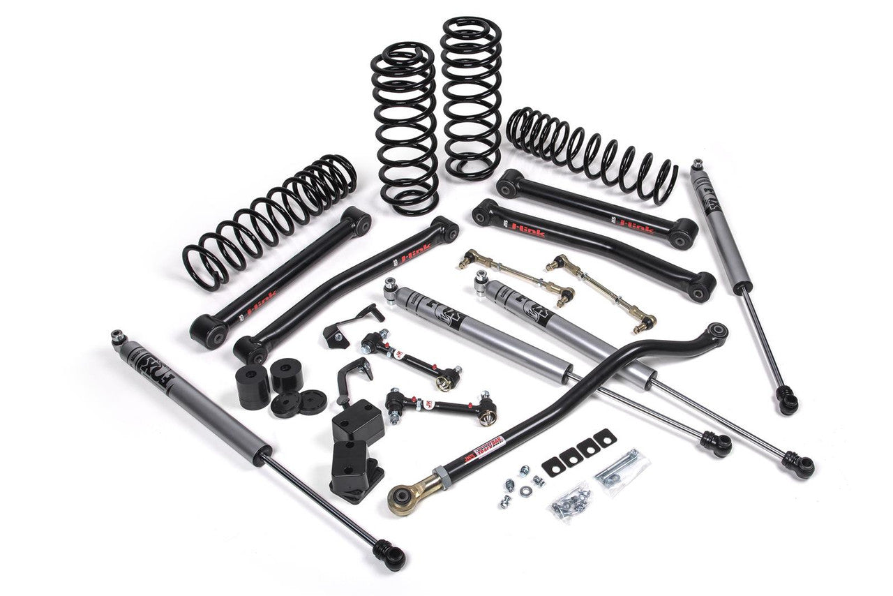 JKS 18-21 Jeep JL J-Konnect 2.5in 4Dr w/Fox Adventure Series Shocks STD Rate Coils - JSPEC121KFA