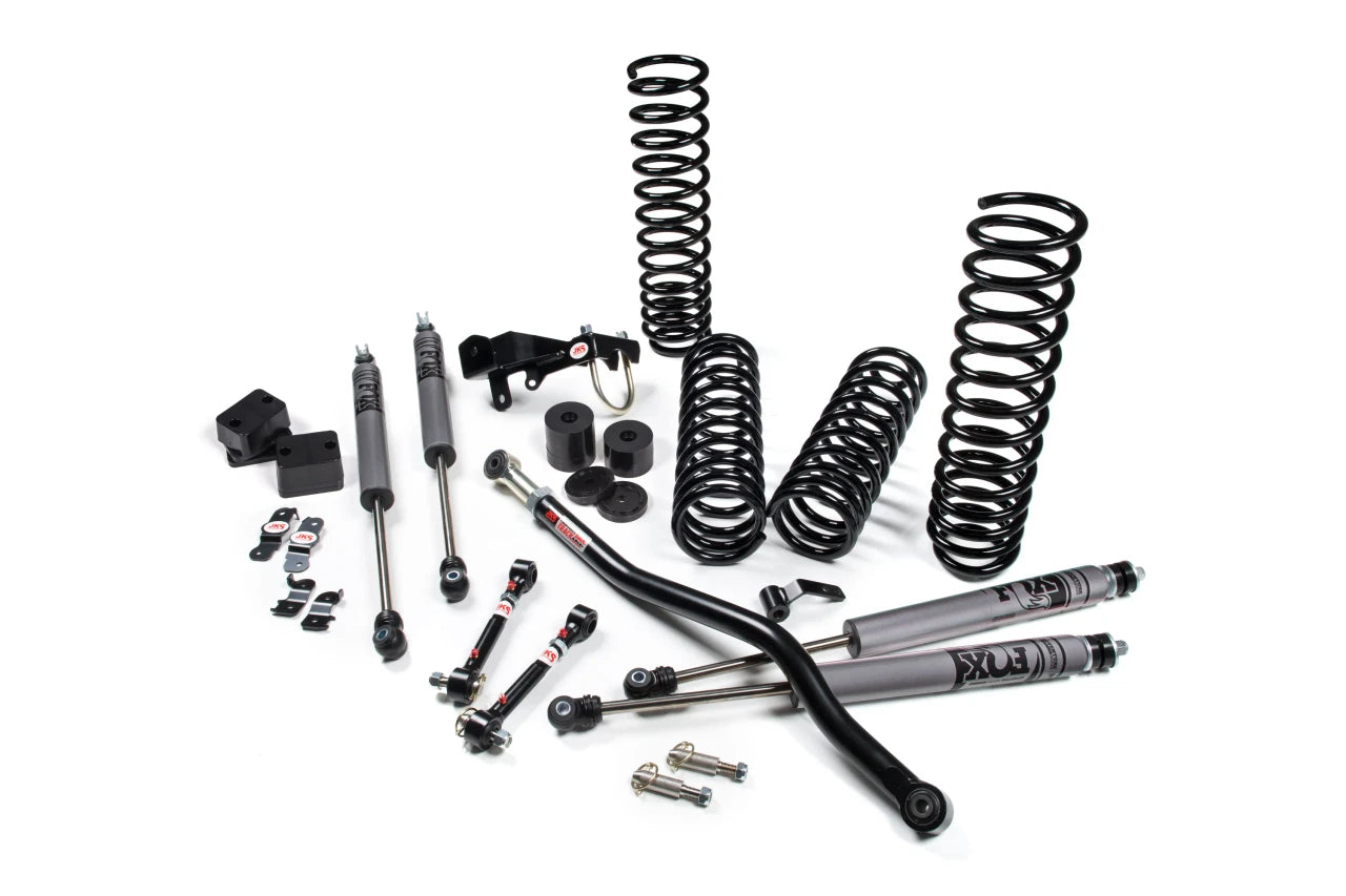 JKS 07-18 Jeep JK J-Venture 4Dr 2.5in System w/ Fox 2.0 Performance Series Shocks - JSPEC102KFP