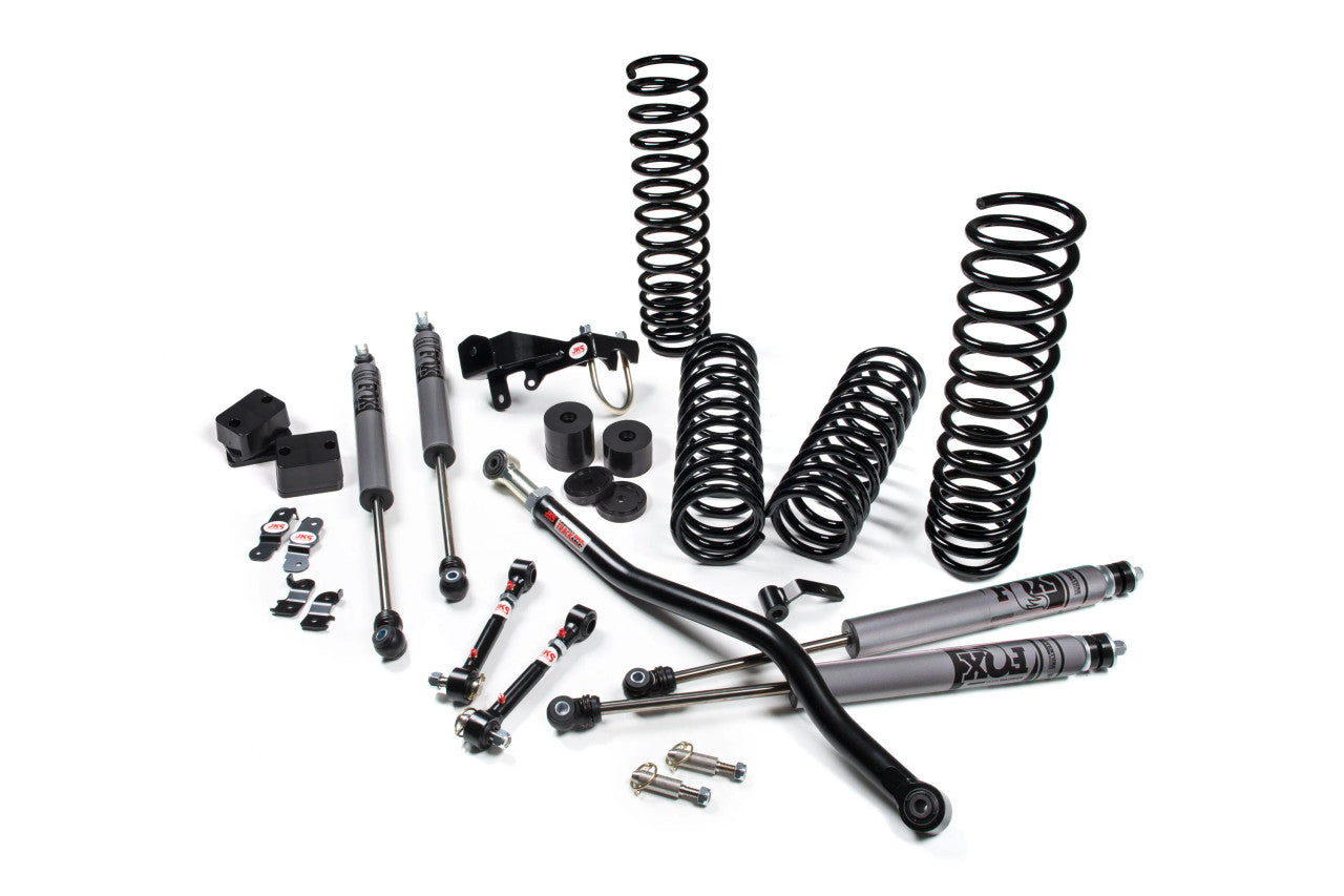 JKS 07-18 Jeep JK J-Venture 2Dr 2.5in System w/ Fox Adventure Series Shocks - JSPEC103KFA