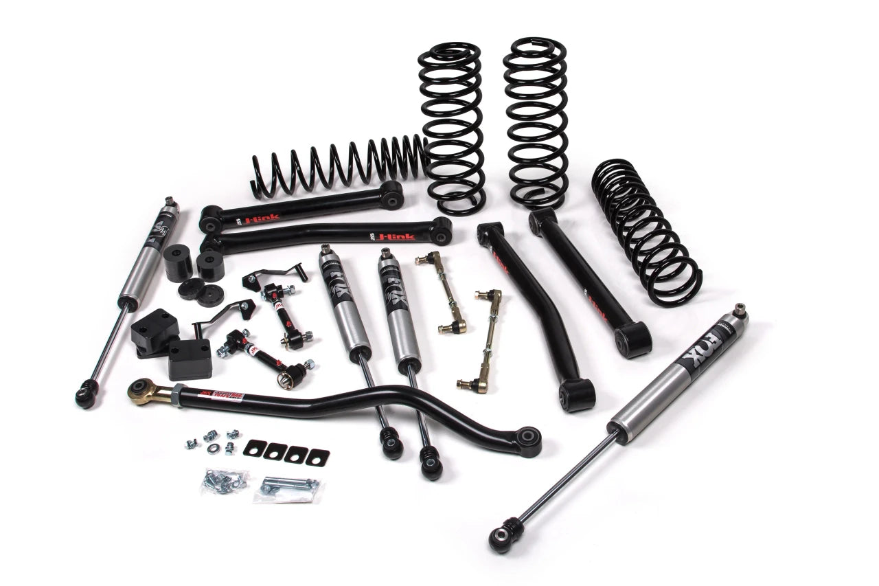 JKS 18-21 Jeep JL J-Venture 3in 2Dr w/Fox Adventure Series Shocks STD Rate Coils - JSPEC132KFA