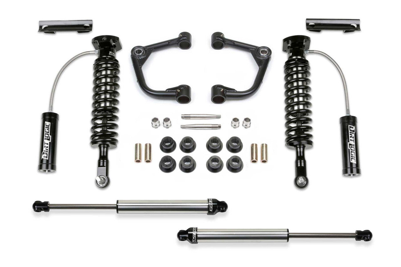 Fabtech 2021 Ford F150 4WD 2in Uniball UCA Sys w/Dl 2.5 Resi & 2.25 - K2375DL