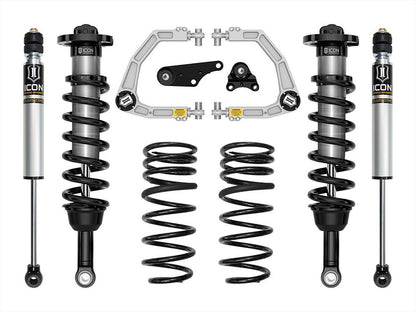ICON 2024+ ToyotaTacoma 1.25-3in Stage 2 Suspension System Billet w/Triple Rate Springs - K53292S