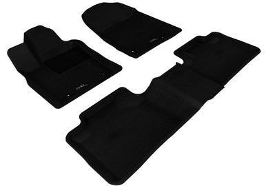 3D MAXpider Kagu Complete Floor Mat Set for 2013-2020 Jeep Grand Cherokee - Black - L1JP00501509