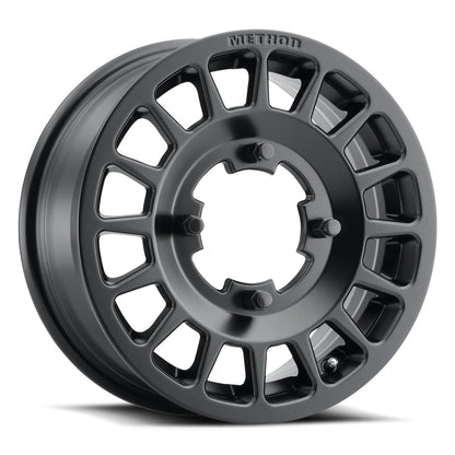 Method MR407 Bead Grip 14x6 / 5+1/38mm Offset / 4x136 / 100mm CB Matte Black Wheel - MR40746047551