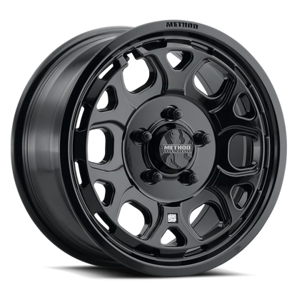 Method MR416 Bead Grip 15x7 / 6x5.5 / 74mm Offset / 78.30mm CB - Gloss Black Wheel - MR416570601366