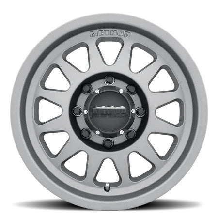 Method MR704 HD 17x9 18mm Offset 8x170 130.81mm CB Titanium Wheel - MR70479087818H