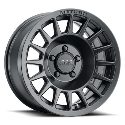 Method MR707 Bead Grip 17x8.5 / 38mm Offset / 5x4.5 BP / 73mm CB / 6.24in BS Matte Black Wheel - MR70778512538