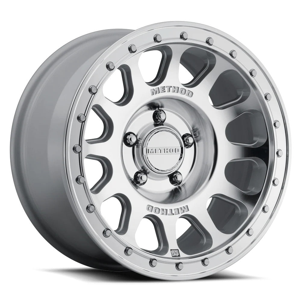 Method MR709 HD Bead Grip 17x 8.5in / ET0 / 5x5 BP / 71.5mm Bore - Machined Wheel - MR70978550300H