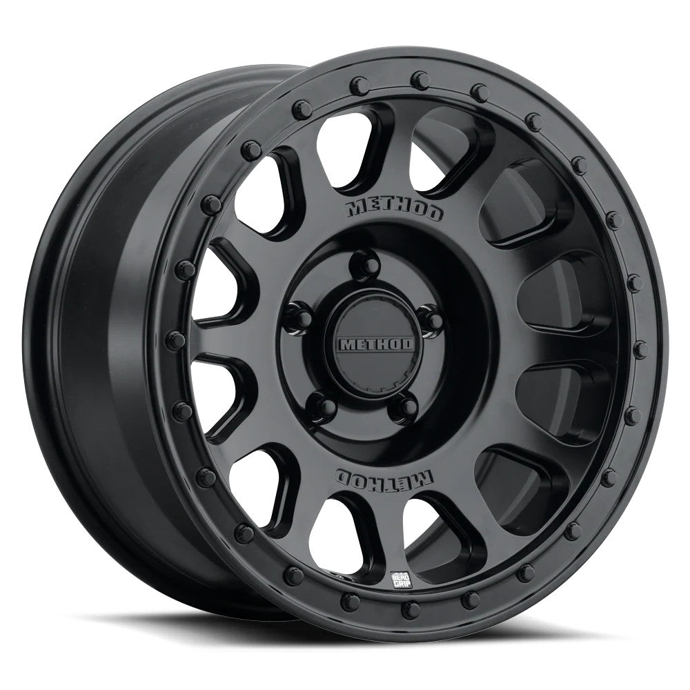 Method MR709 HD Bead Grip 17x 8.5in / ET0 / 5x5 BP / 71.5mm Bore - Black Wheel - MR70978550500H